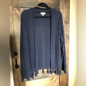 Knit topper/cardigan by Kim Gravel